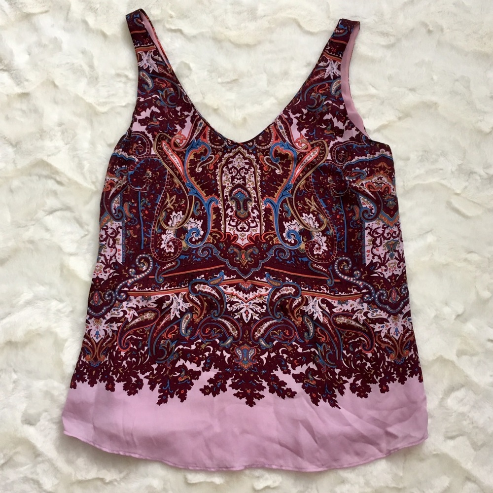 J Crew Silk Cate Cami in Iced Lilac